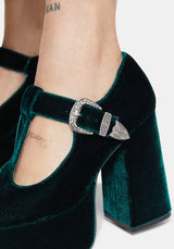 Sybil Velvet Mary Jane