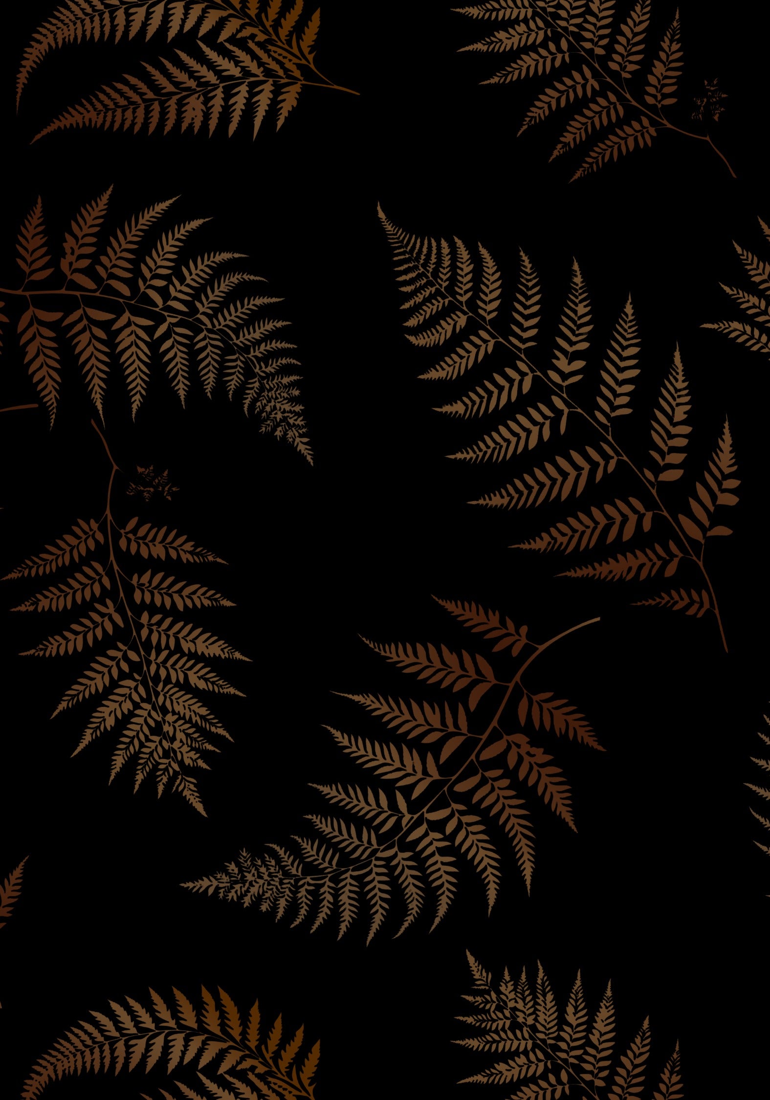 Ruin Fern Printed Mini Dress - Brown