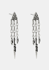 Gorthe Dagger Chain Drop Earrings