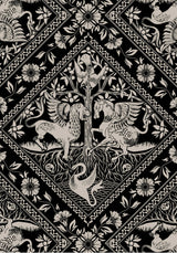 Hexweave Print Fitted Midi Shirt Dress