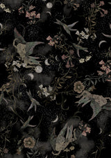 Harpyiai Print Button Up Mini Dress