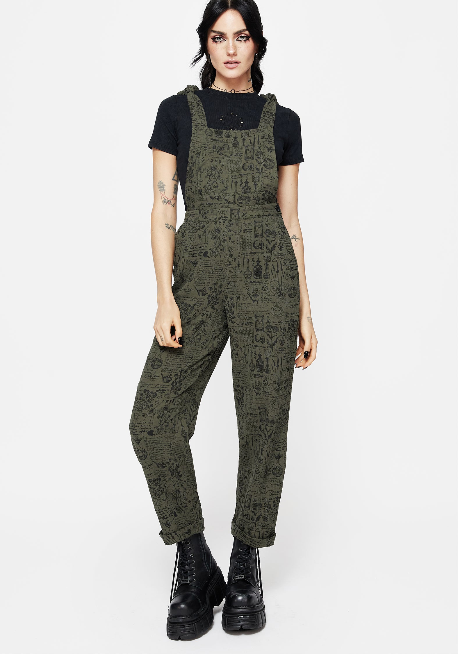 Taddea Cotton Relaxed Tie Detail Jumpsuit – Disturbia