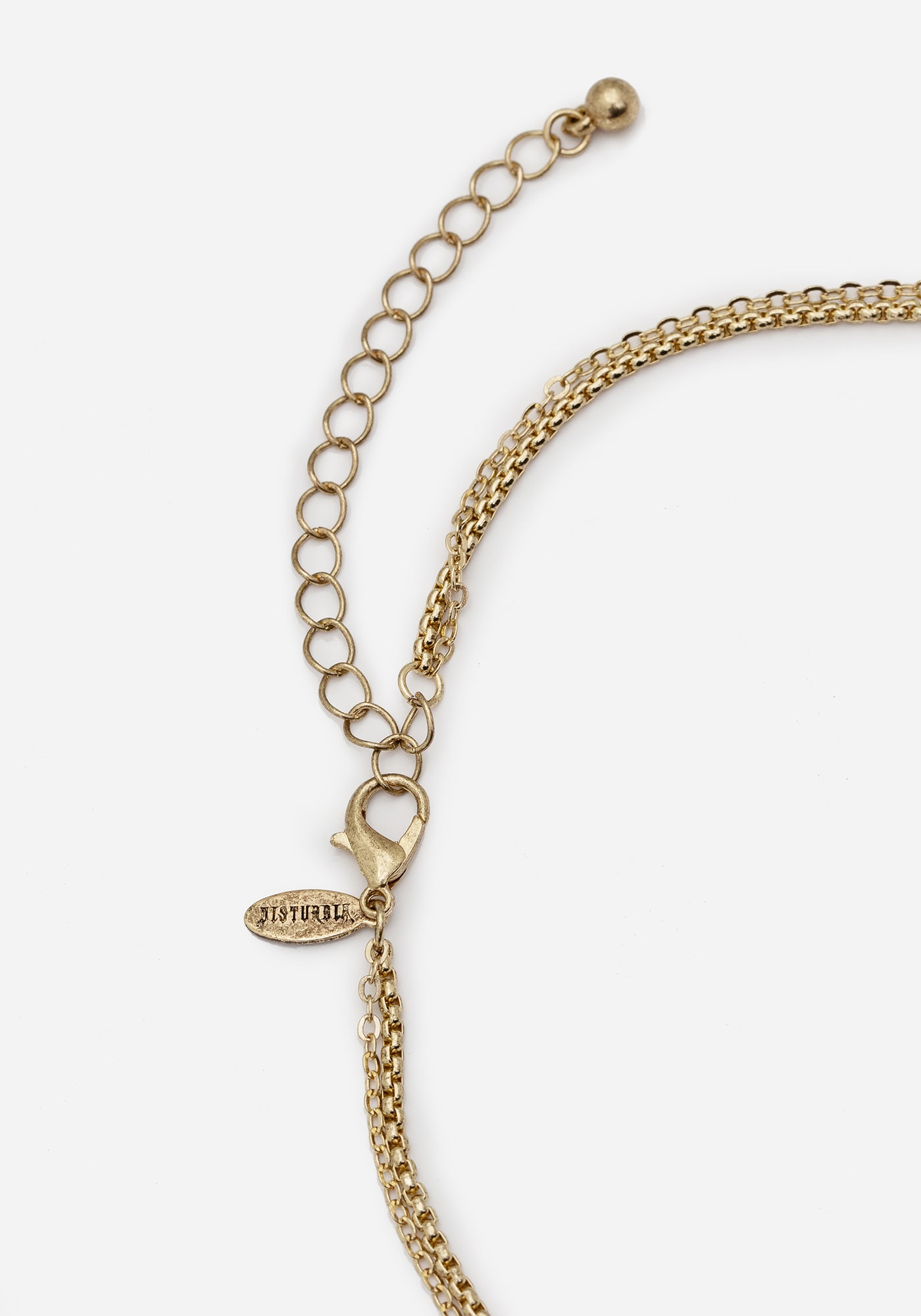 Médaillon vintage + collier bronze / Medallion +Chain necklace- Retro