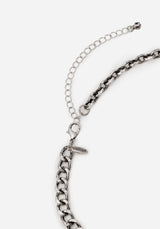 Rowan Moth Mixed Chain Necklace