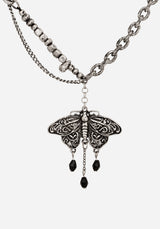 Rowan Moth Mixed Chain Necklace