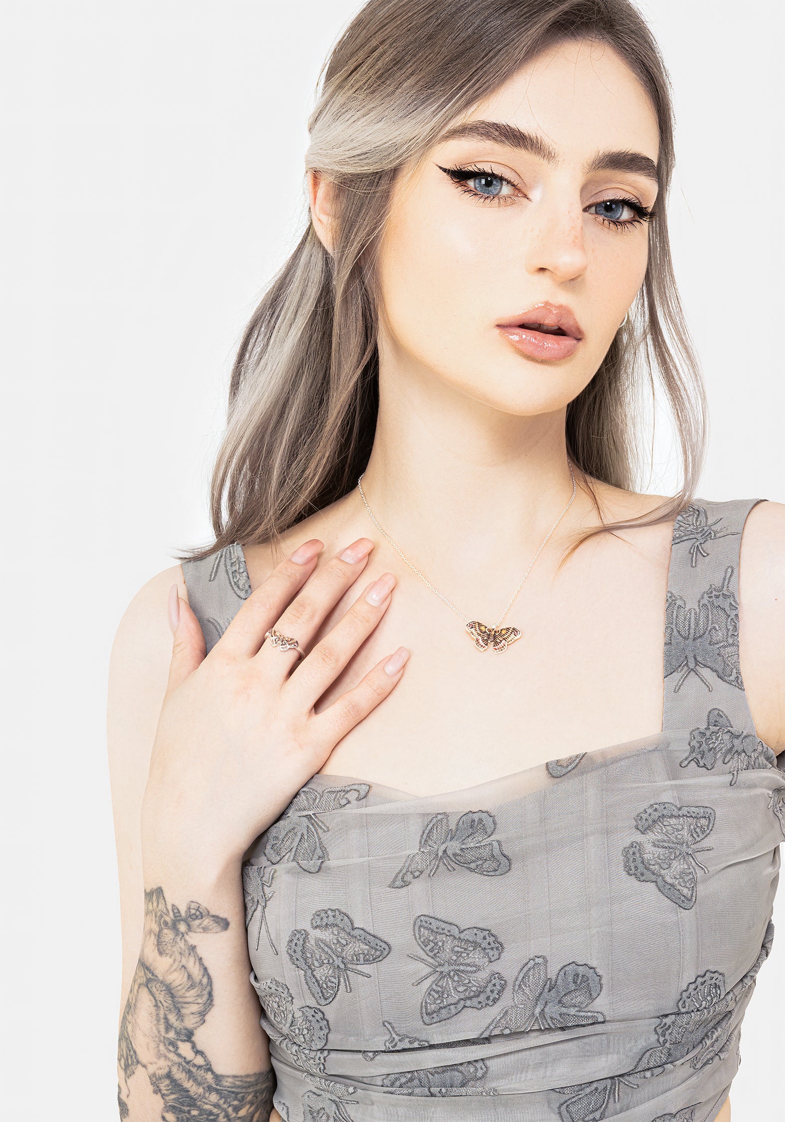 Cyrus Moth Necklace