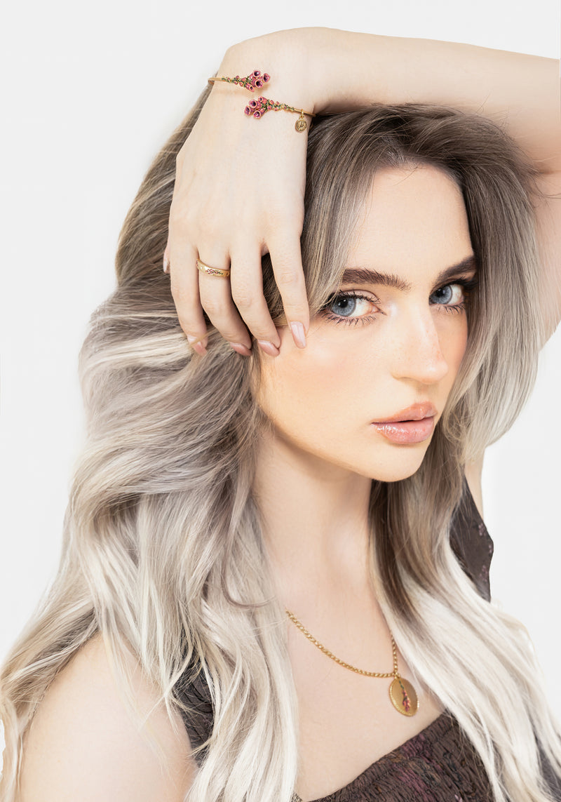 Hermia Foxglove Armreif