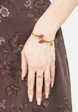 Hermia Foxglove Armreif