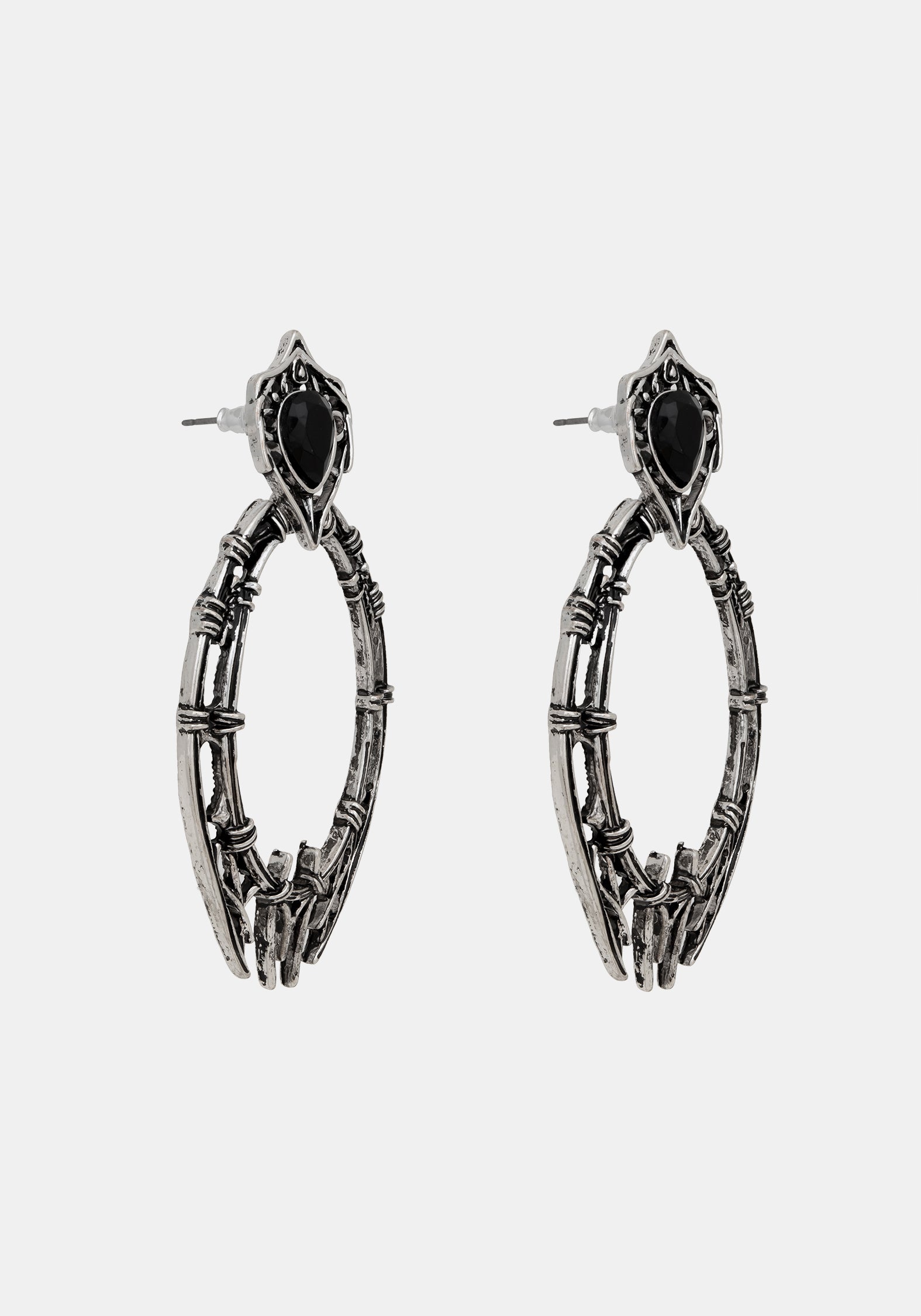Gothique Stone Drop Earrings