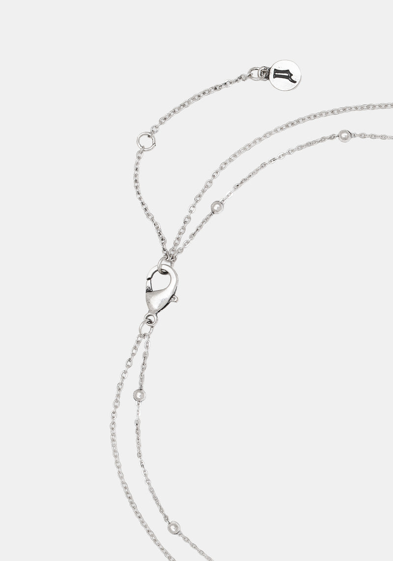 Rosea Rose Charm Necklace