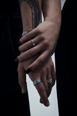 Rosethorn Sterling Silver Band - 4.5mm