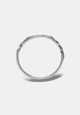 Rosethorn Sterling Silver Band - 9mm