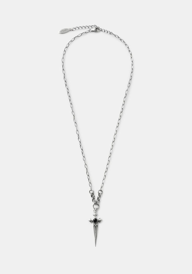 Sica Sword Sterling Silver Necklace