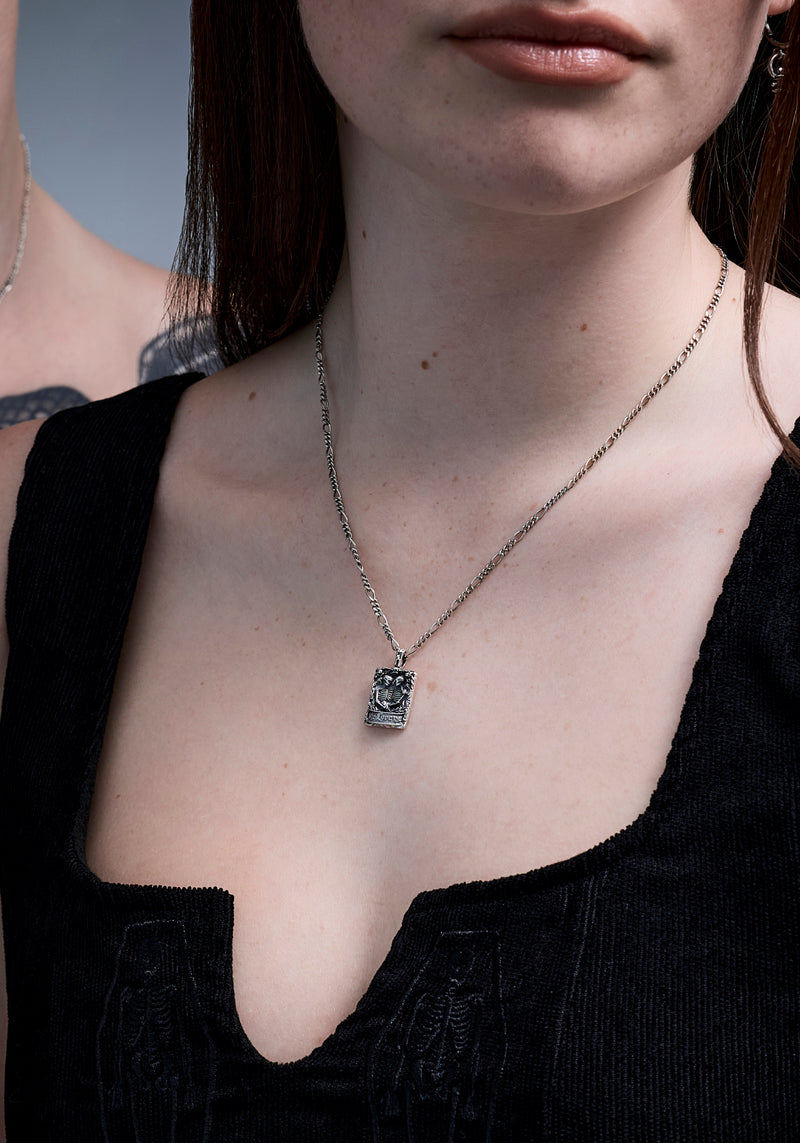 Amorata Lovers Sterling Silver Necklace