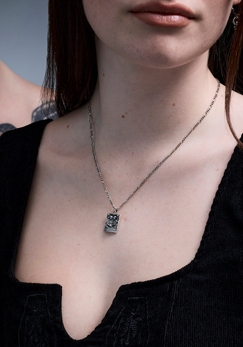 Amorata Lovers Sterling Silver Necklace