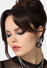 Amada Prickle Sacred Heart Drop Earrings