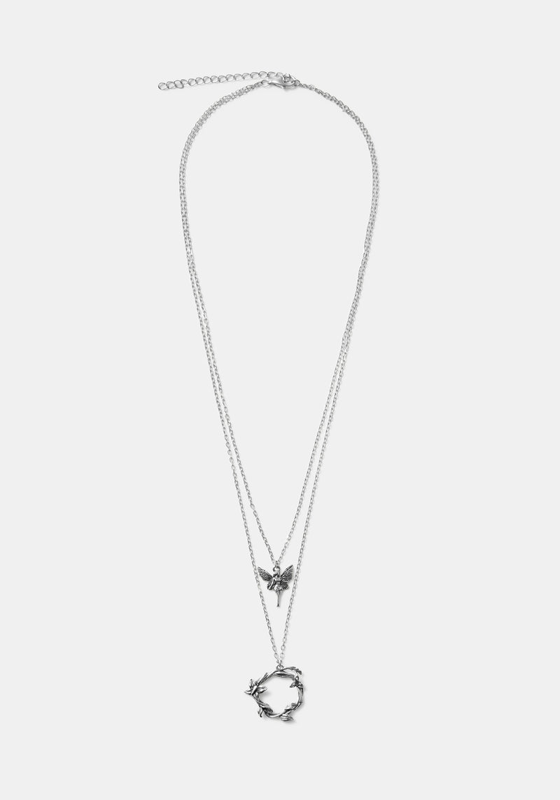 Maypole Sterling Silver Fairy Necklace