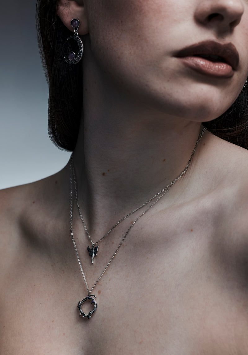 Maypole Sterling Silver Fairy Necklace