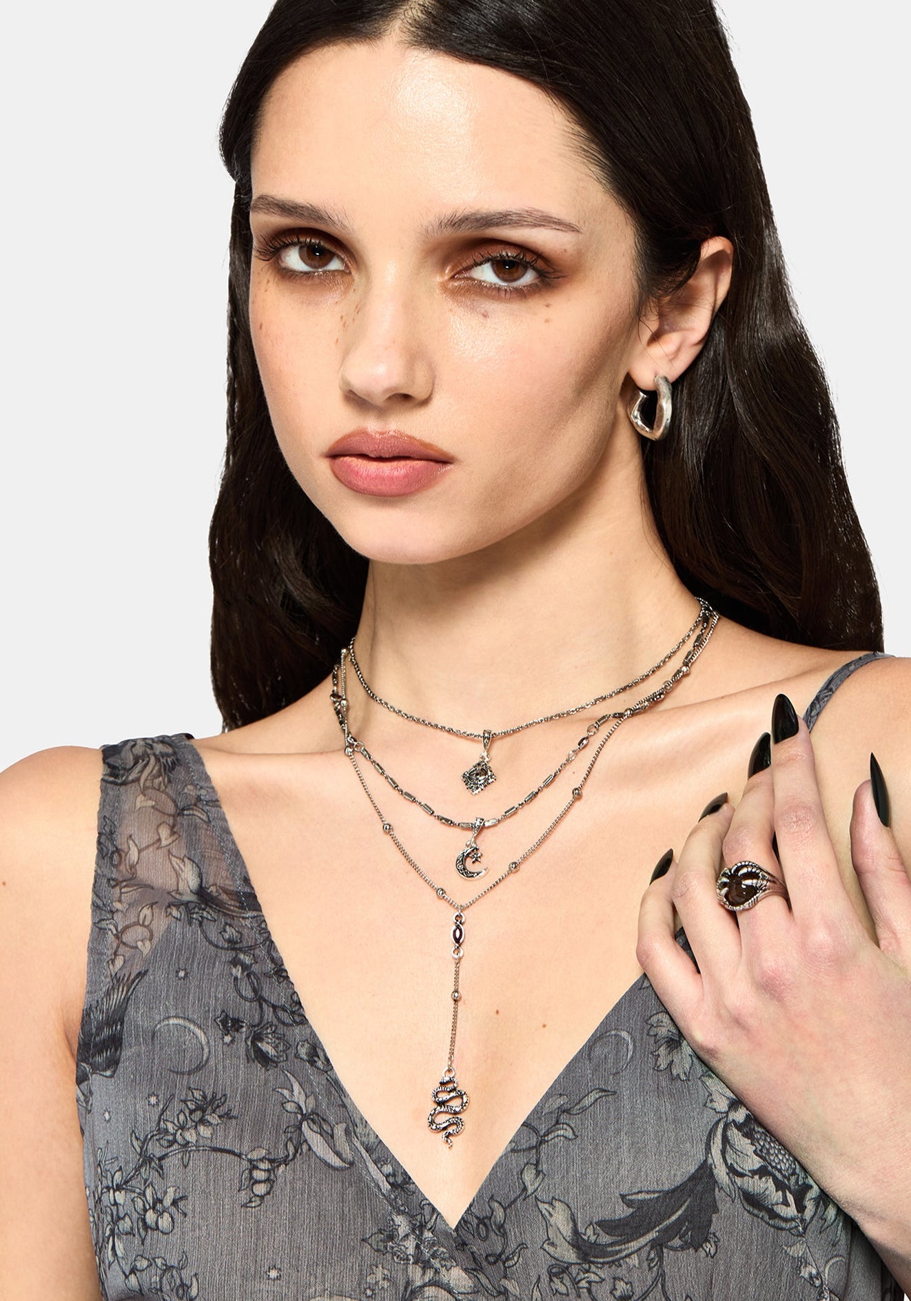 Gorthe Snake Eye Necklace