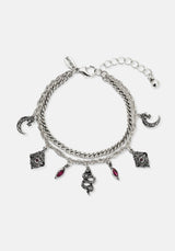 Gorthe Layered Snake Eye Bracelet