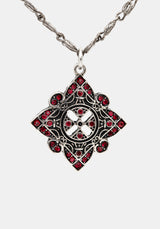 Gorthe Mixed Plate Charm Necklace