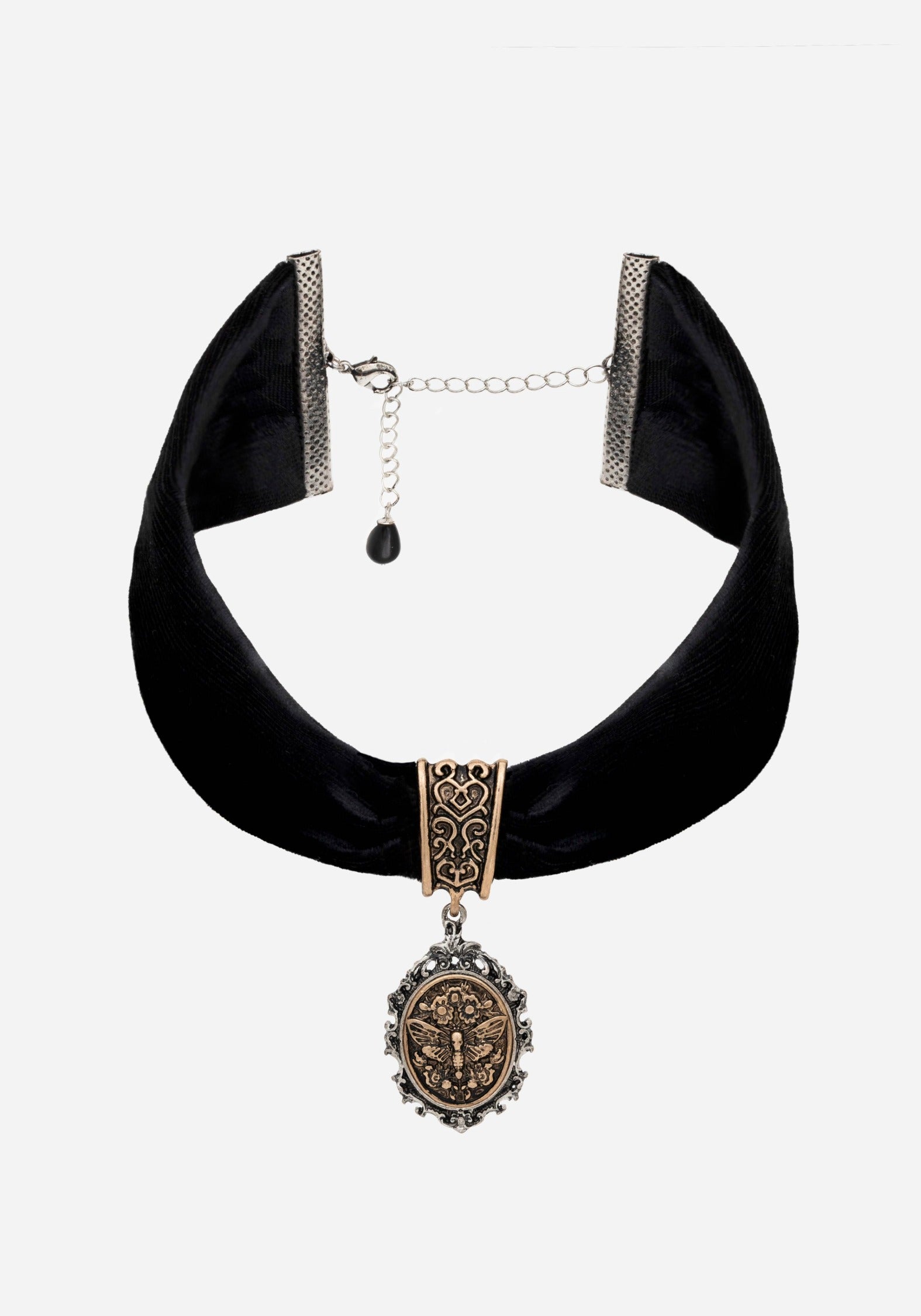 Rosamoth Cameo Velvet Choker