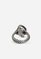 Visska Snake Stone Ring