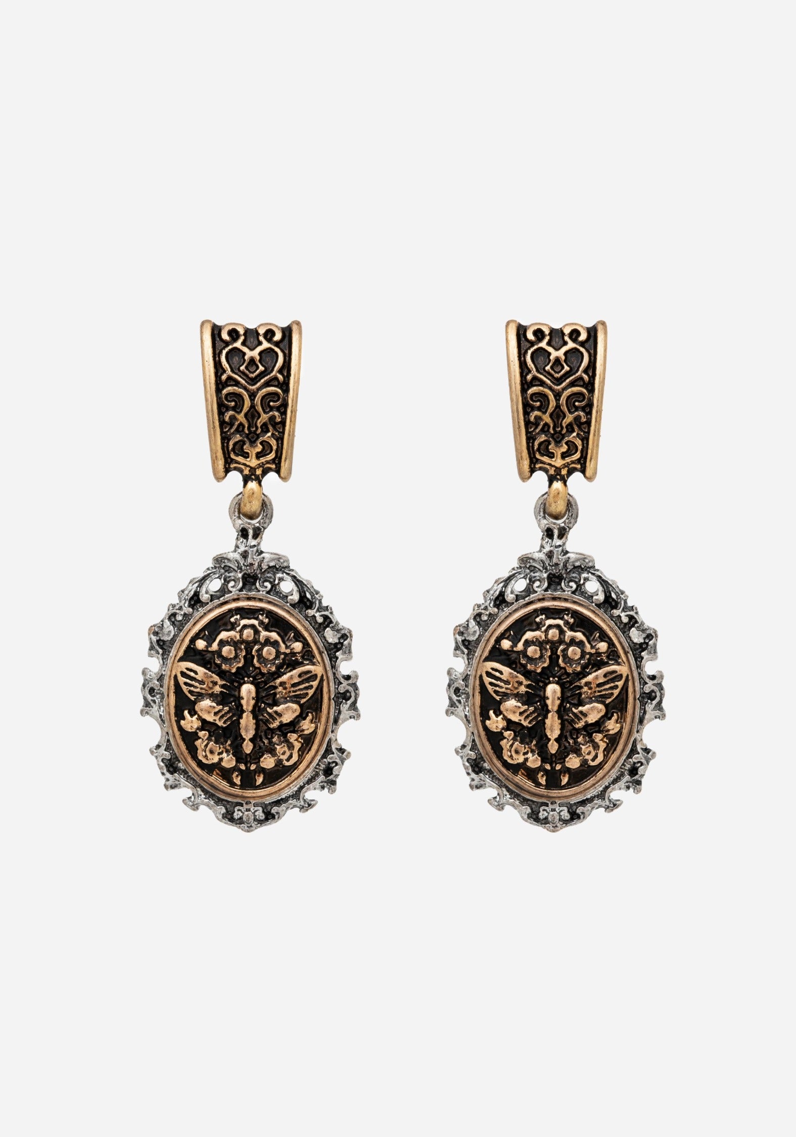 Rosamoth Cameo Drop Earrings