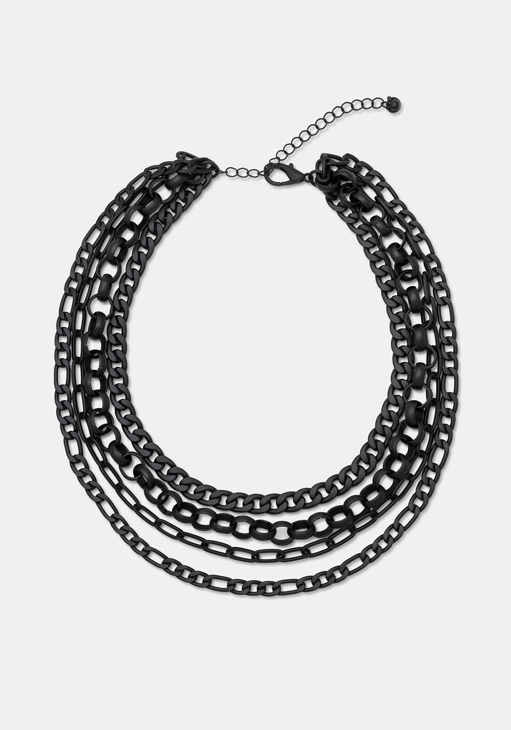 Jet Chain Famous Chorx Layered Jet Chain Necklace – Disturbia