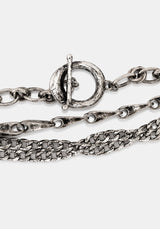 Golia Layered T-Bar Chain Bracelet