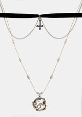 Gladdis Snake Choker Necklace