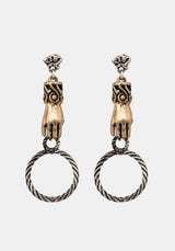 Lorena Hand Drop Earrings
