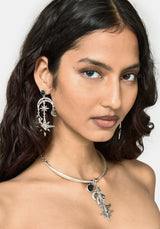Flamini Celestial Cluster Torque Necklace