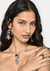 Flamini Celestial Cluster Torque Necklace