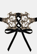 Aurelium Ornate Ribbon Choker
