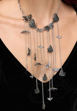 Delissa Butterfly Drop Necklace