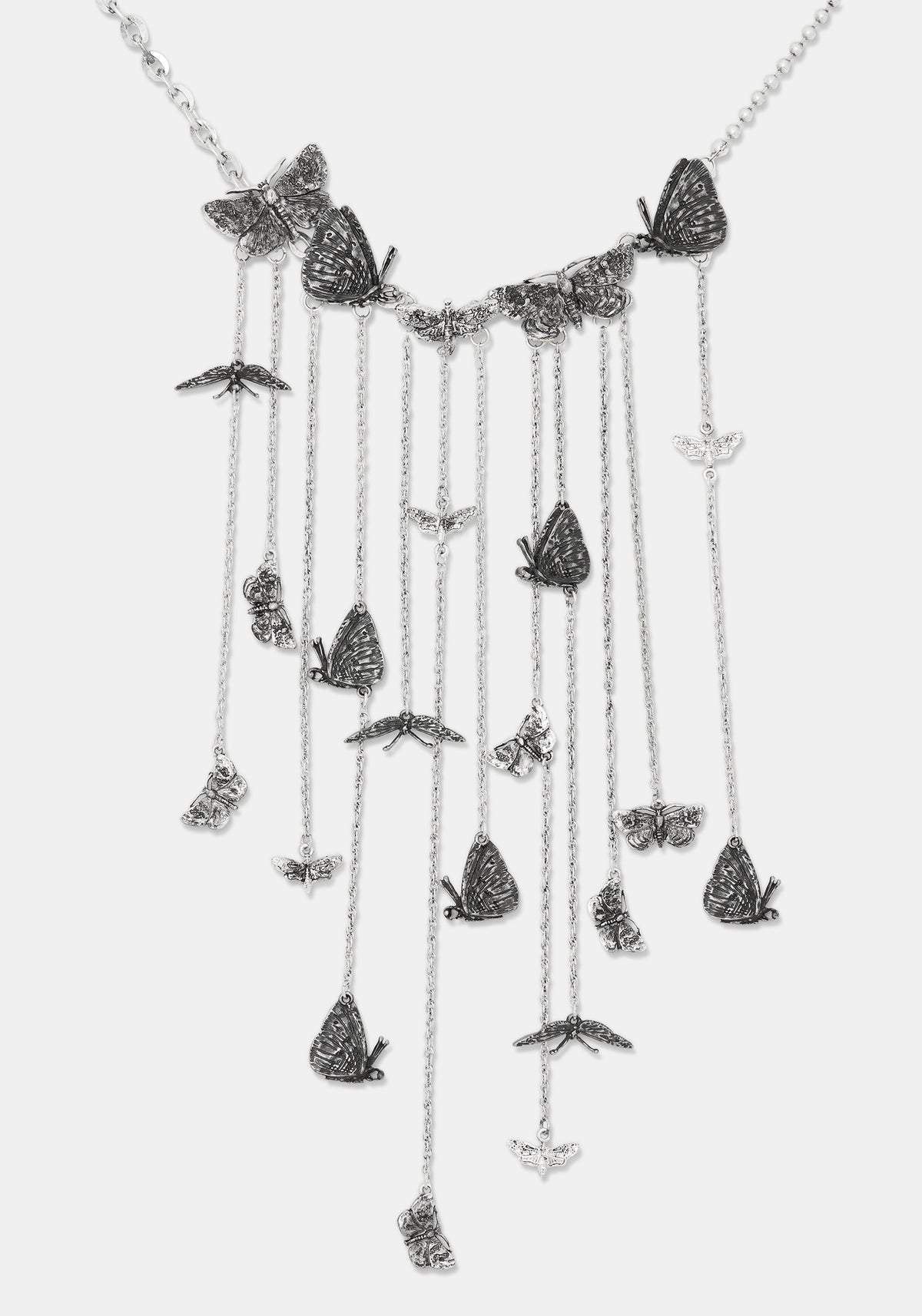 Delissa Butterfly Drop Necklace