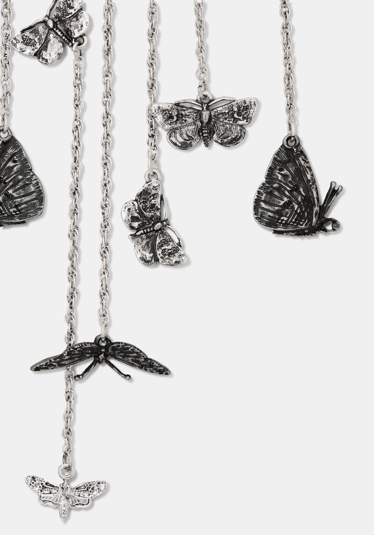 Delissa Butterfly Drop Necklace