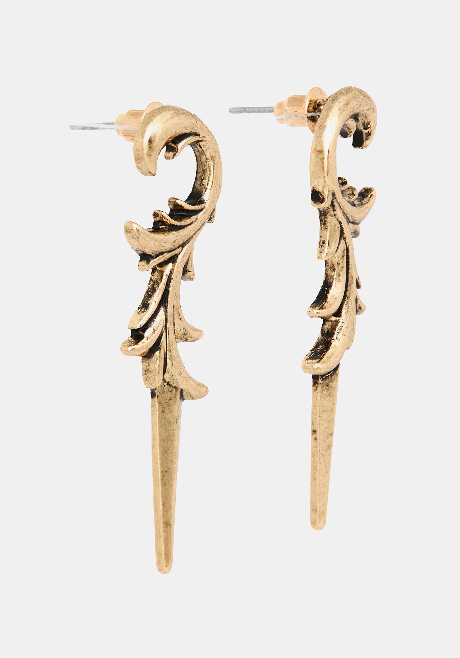 Torune Ornate Dagger Earrings