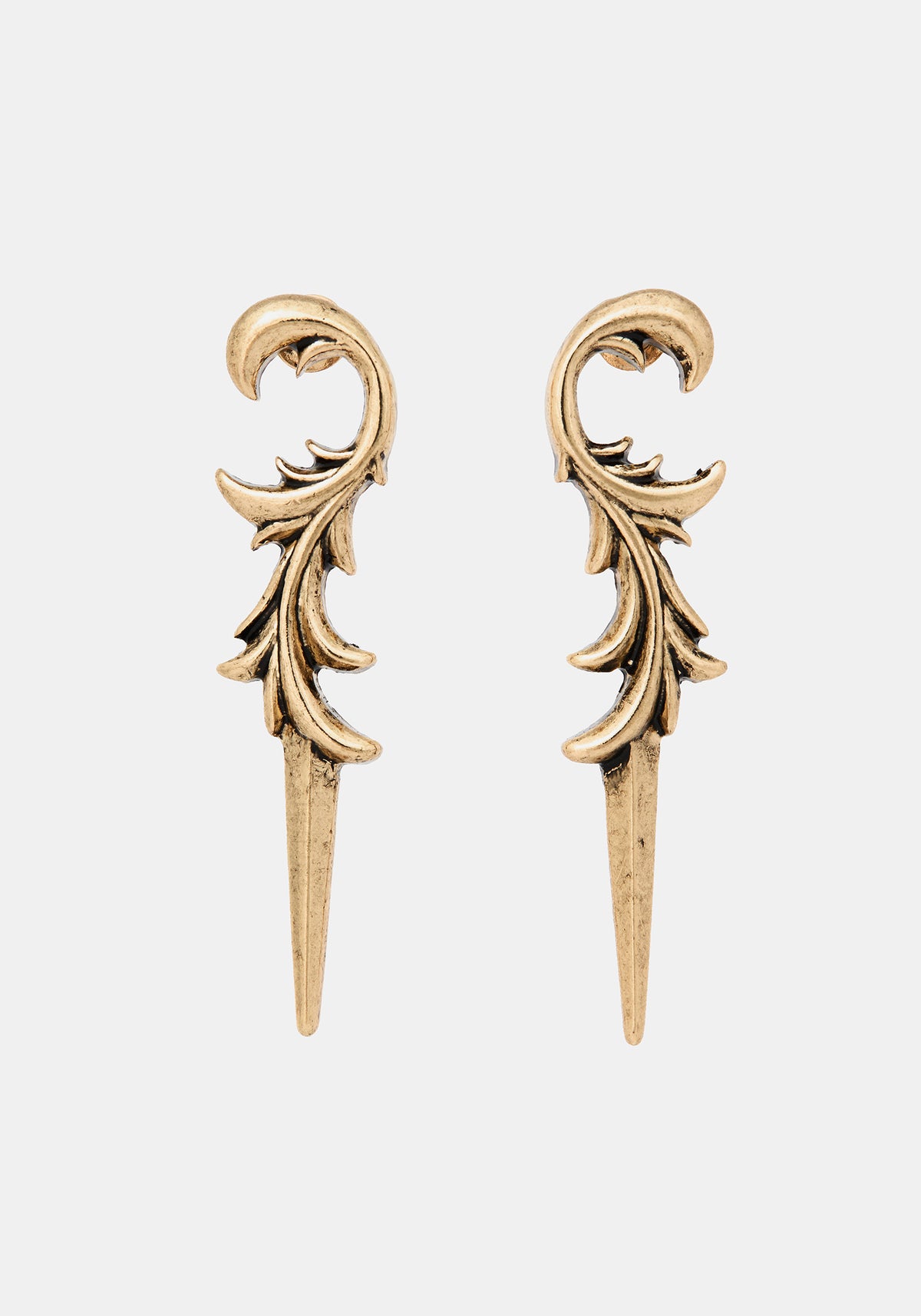 Torune Ornate Dagger Earrings