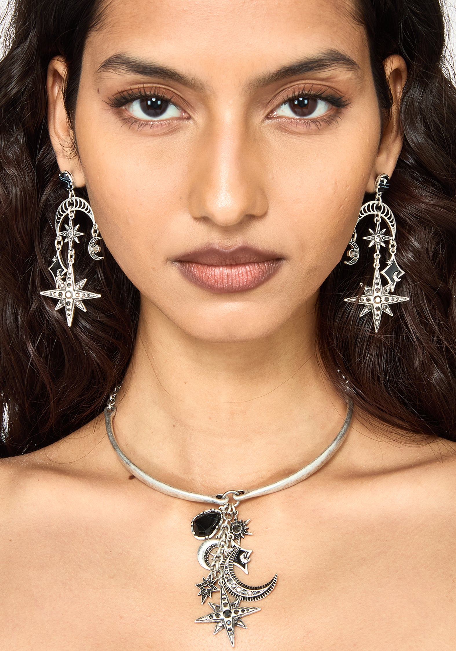 Flamini Celestial Drop Earrings