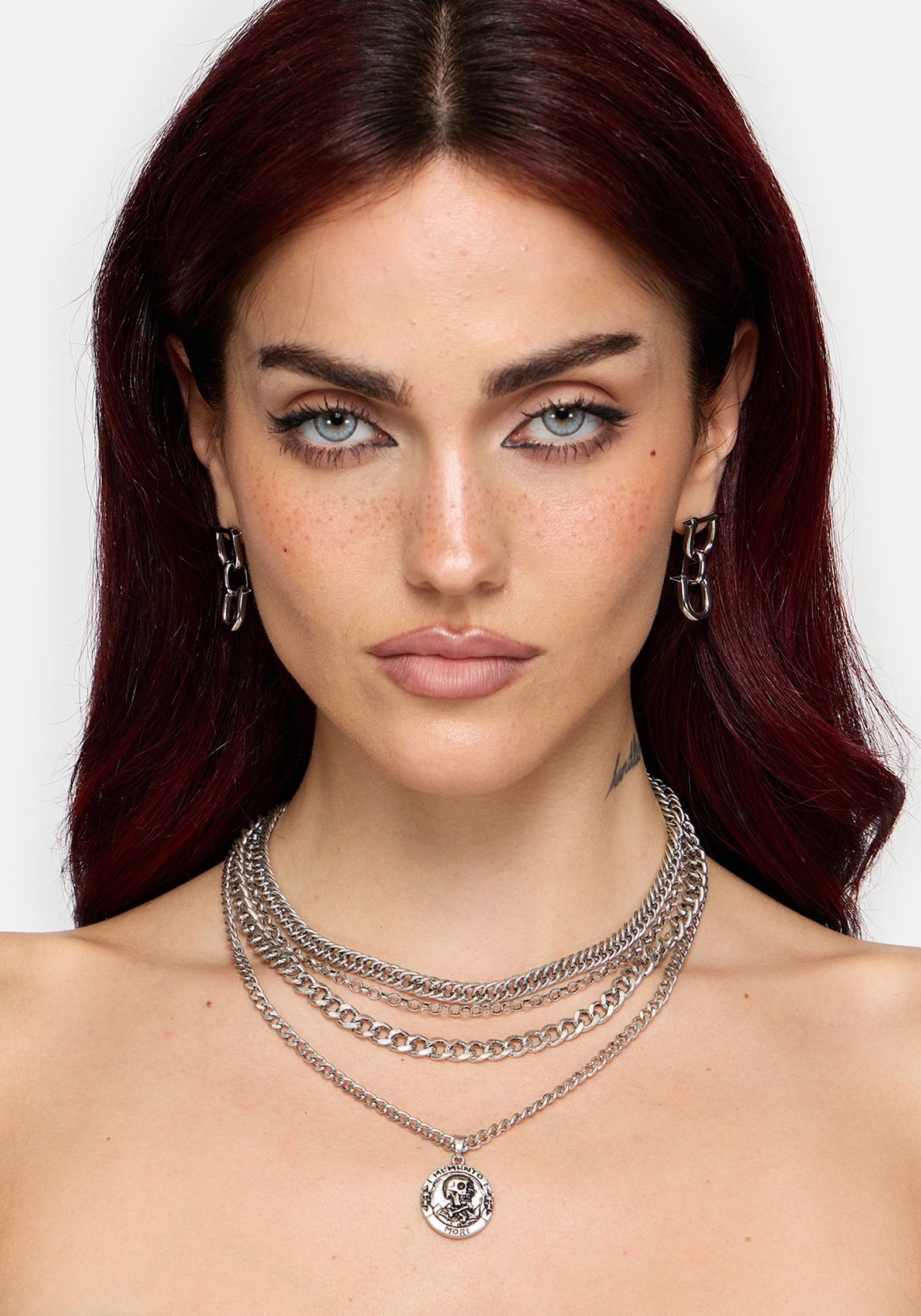 Momento Mori Layered Chain Necklace