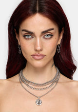 Momento Mori Layered Chain Necklace