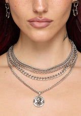 Momento Mori Layered Chain Necklace