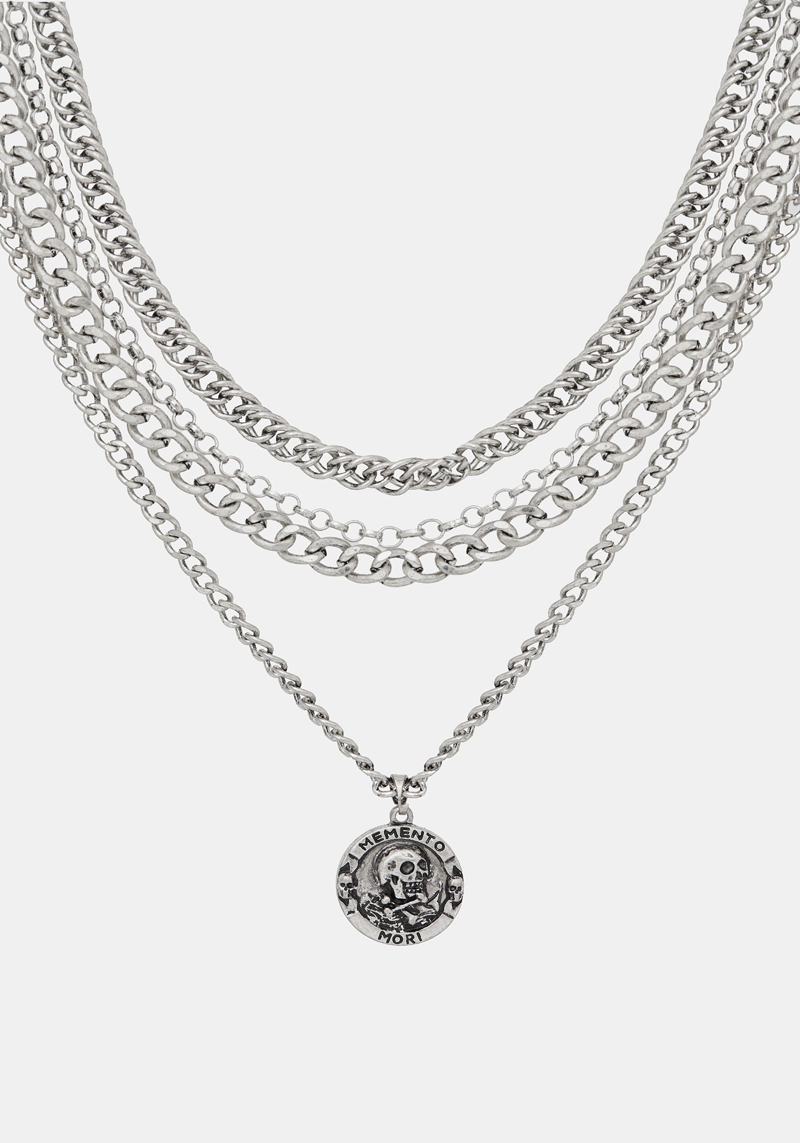 Momento Mori Layered Chain Necklace