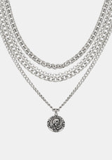 Momento Mori Layered Chain Necklace