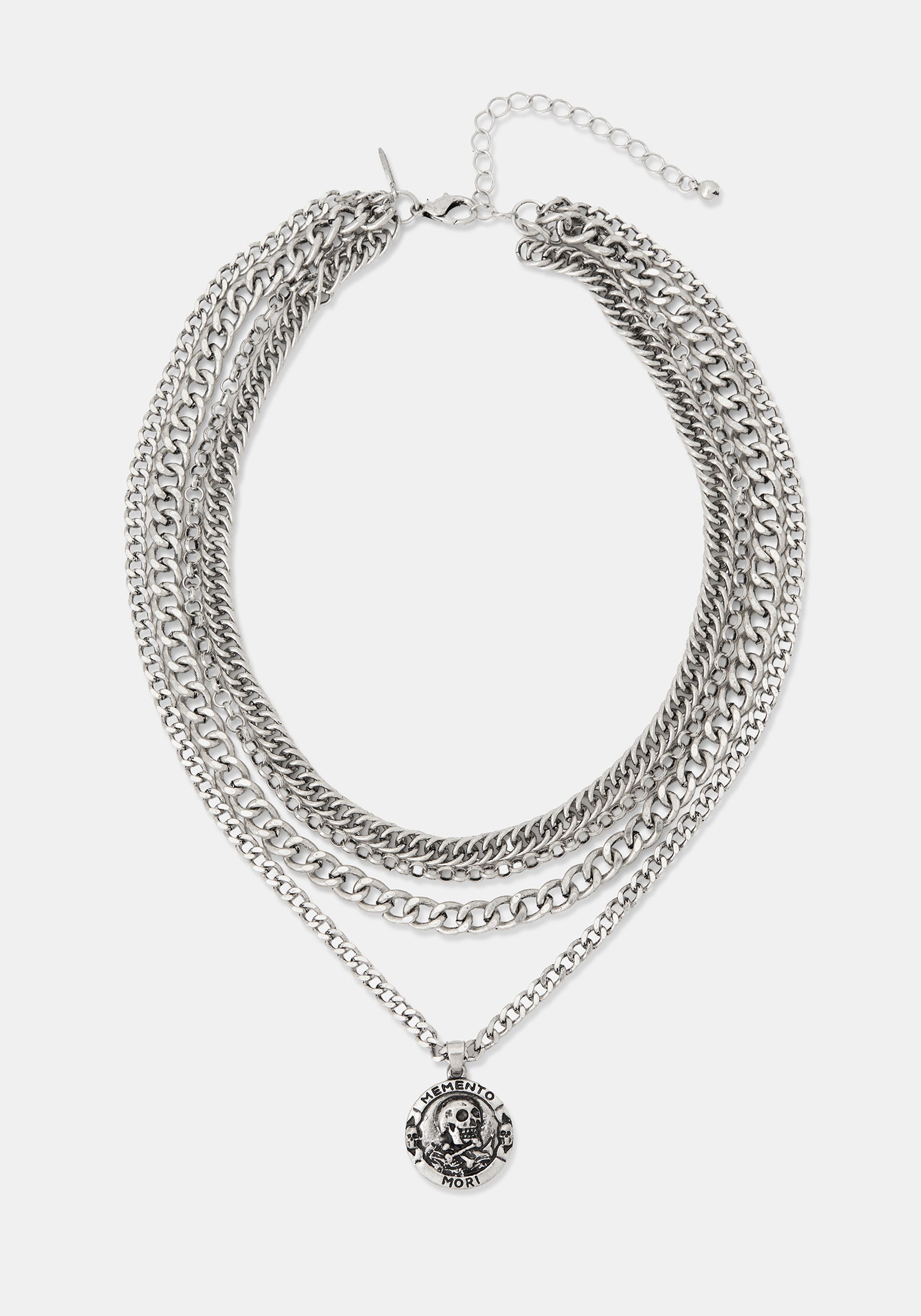 Momento Mori Layered Chain Necklace