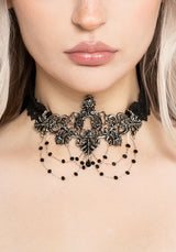 Evara Ornate Lace Choker