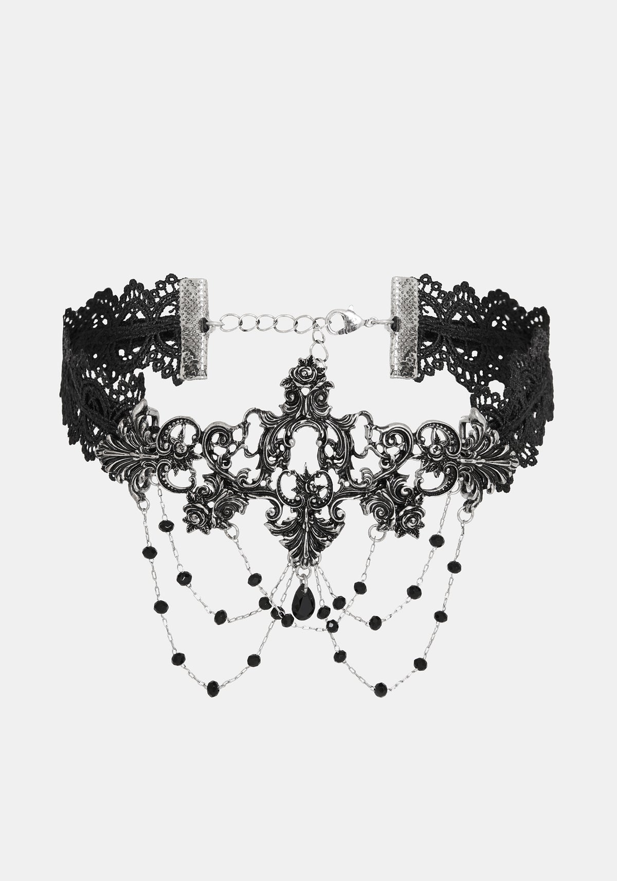 Evara Ornate Lace Choker