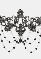 Evara Ornate Lace Choker